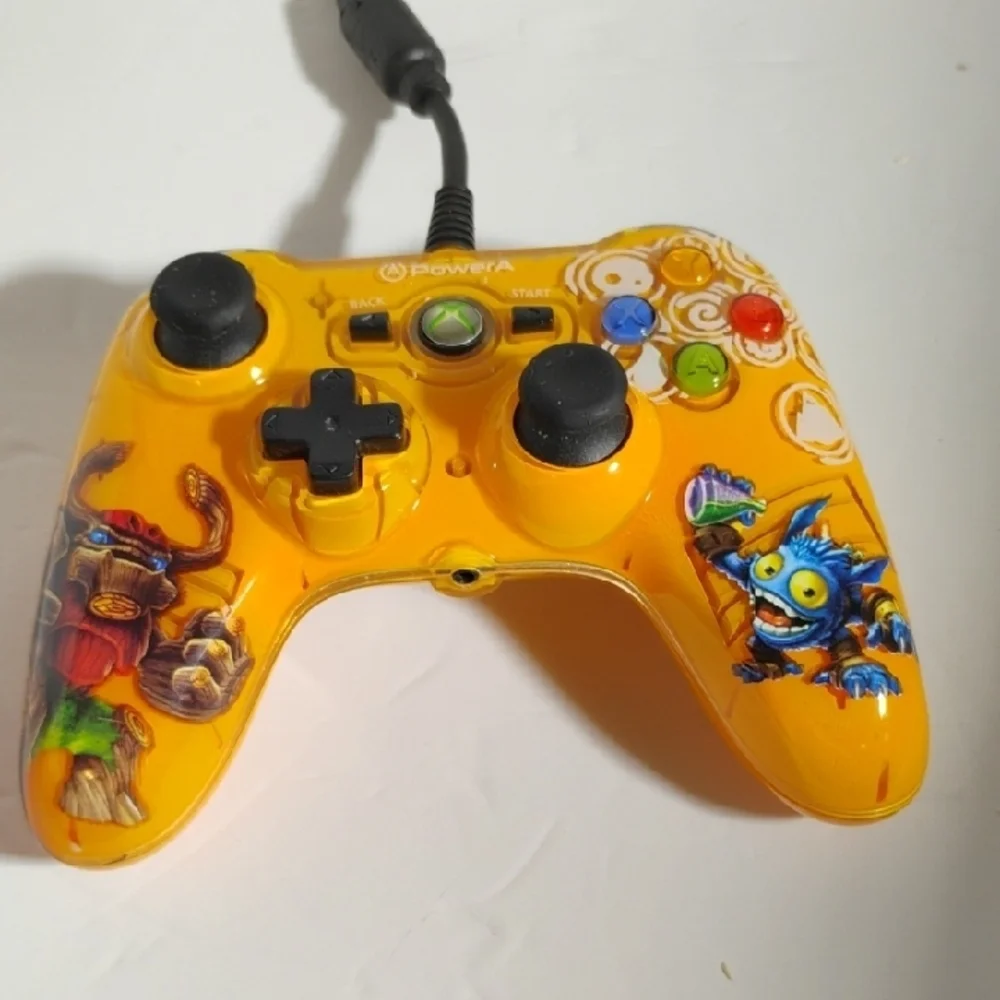 Power A Skylanders Mini Pro Orange Wired Controller For Xbox 360 Tested